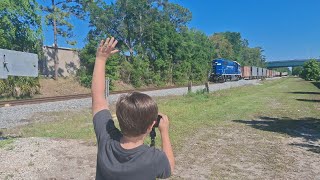 FEC 905 heading Northbound at the Avenues Wal-Mart w/ FEC 422 leading 