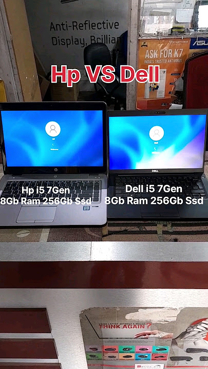 hp vs dell speed test | Dell vs hp laptop which is best #shorts #computer