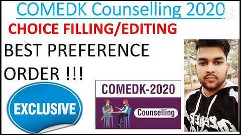 comedk 2020 | Exclusive Round 2020 | Choice filling and arranging | Comedk2020 | Refund of money |