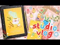 ☀ STUDIO VLOG 48 ☀ How I Procrastinate / Doing Everything Besides Work