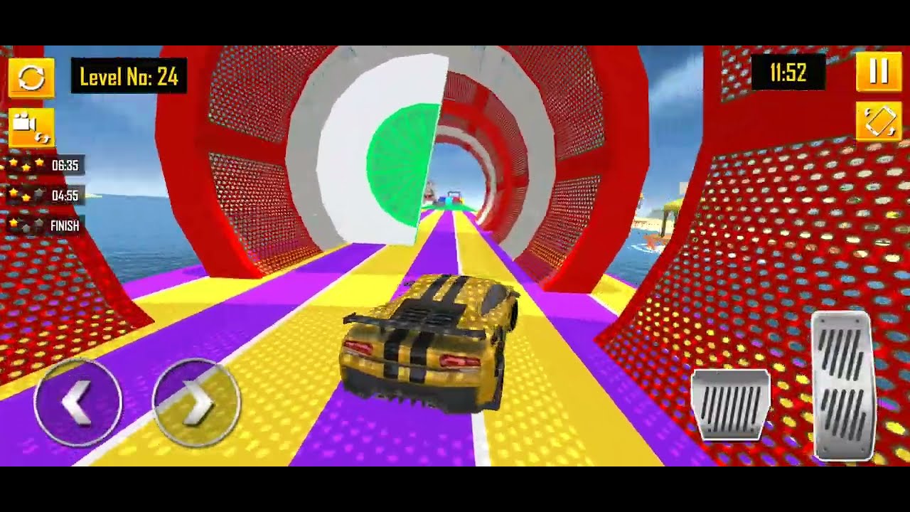 Level 24: Surviving the Red Turbine Tunnel! 🌀 - Android Gameplay