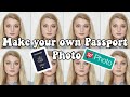 How to make your own passport photos | Cheap DIY | Taking and Printing them