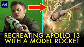 How to film a model rocket like Apollo 13! | Miniature plus After Effects tutorial