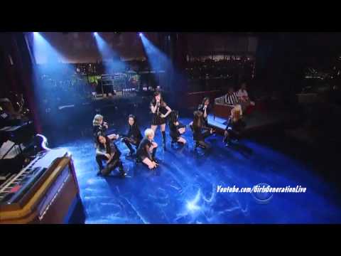 [HD] SNSD / Girls Generation - The Boys (English Version) @ David Letterman Show