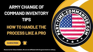 Army Change of Command Inventory Tips | How to Handle the Process Like a Pro 📦🔑