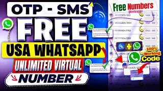 Get FREE VIRTUAL Phone NUMBER for WhatsApp, Telegram, OTP & SMS | Unlimited numbers screenshot 4
