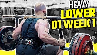Max Effort Lower Body Workout: Cambered Bar Box Squats for Serious Strength