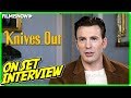 KNIVES OUT | Chris Evans &quot;Ransom Drysdale&quot; On-set Interview