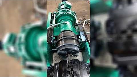 JBG-40E rebar rib peeling and thread rolling machine operation video
