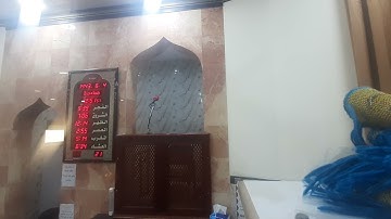 تلاوة من سورة ق للشيخ عبدالله جبر الخطيب في صلاة الجمعة