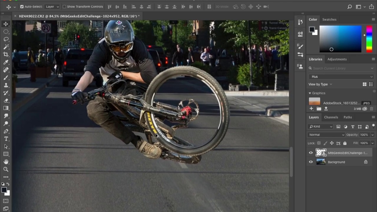 MtbGeeks Edit Challenge | Inspiration | Photoshop Composition