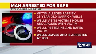 Garden City man arrested for rape