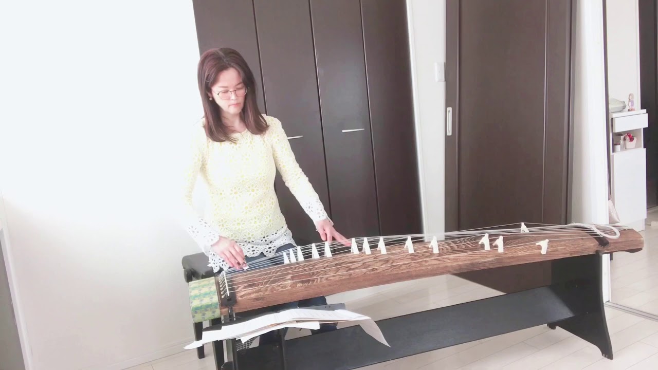 黒田節変奏曲（水野千鶴作曲）箏:松岡由子 yuuko matsuoka koto - YouTube