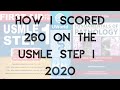 How I Scored 260 on USMLE Step 1 2020