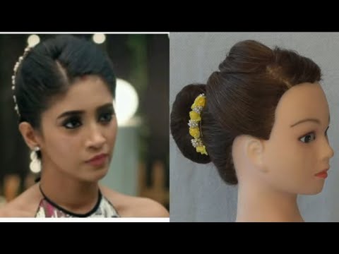 easy-wedding-party-bun-hairstyle-for-girls-inspired-by-naira-\-easy-party-hairstyle-for-girls