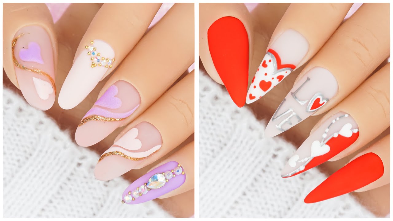 Easy Valentine’s Day Nail Art Compilation | Cute Nail Designs & Ideas for Beginners 2026 💖