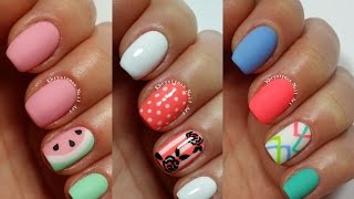 nail nails short designs easy freehand
