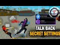 Switch Access & TalkBack Settings Free Fire || 0% Recoil 95% Headshots || Brazil Settings 2025 ⚙️