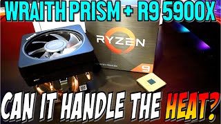 Ryzen 9 5900X Cooled By Wraith Prism CPU Cooler - Can The AMD Stock Cooler Handle A 12 Core BEAST?