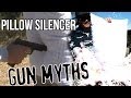 The Pillow Silencer - Gun Myths with Jerry Miculek in slow motion!
