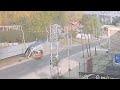 #accideident video #bus crash with scooty #shorts