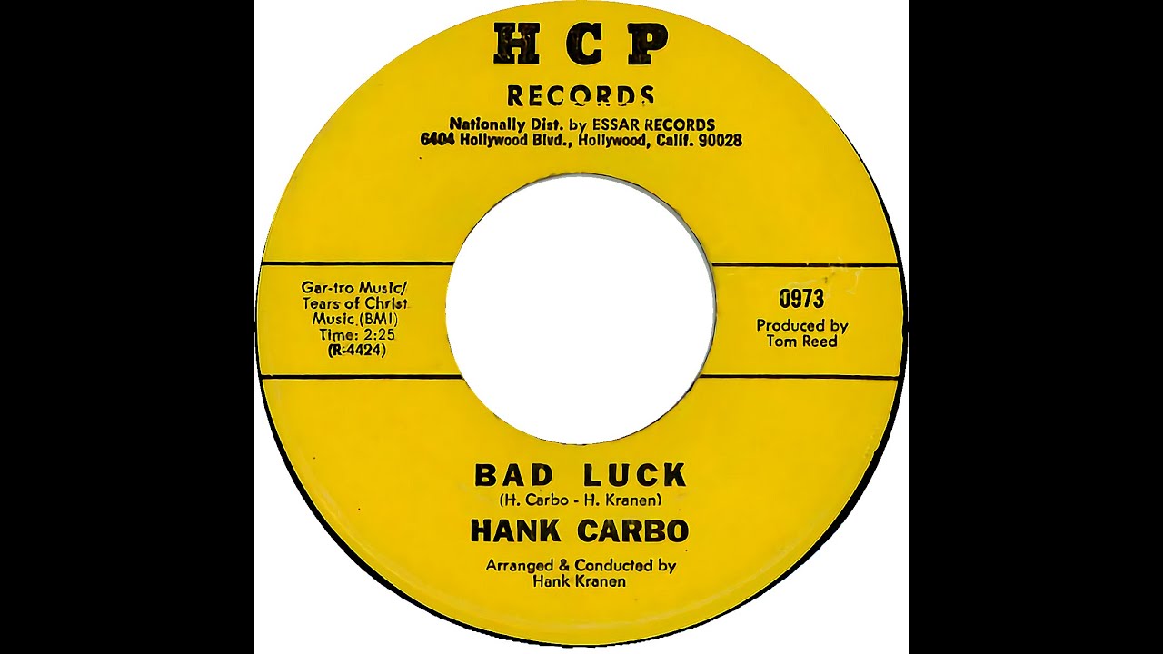HANK CARBO BAD LUCK