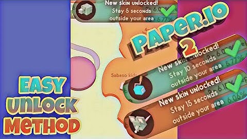 Paper.io 2 - (Easiest) Way to Unlock Achievement!