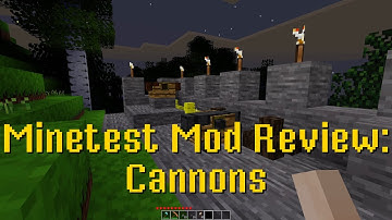 Minetest Mod Review: Cannons