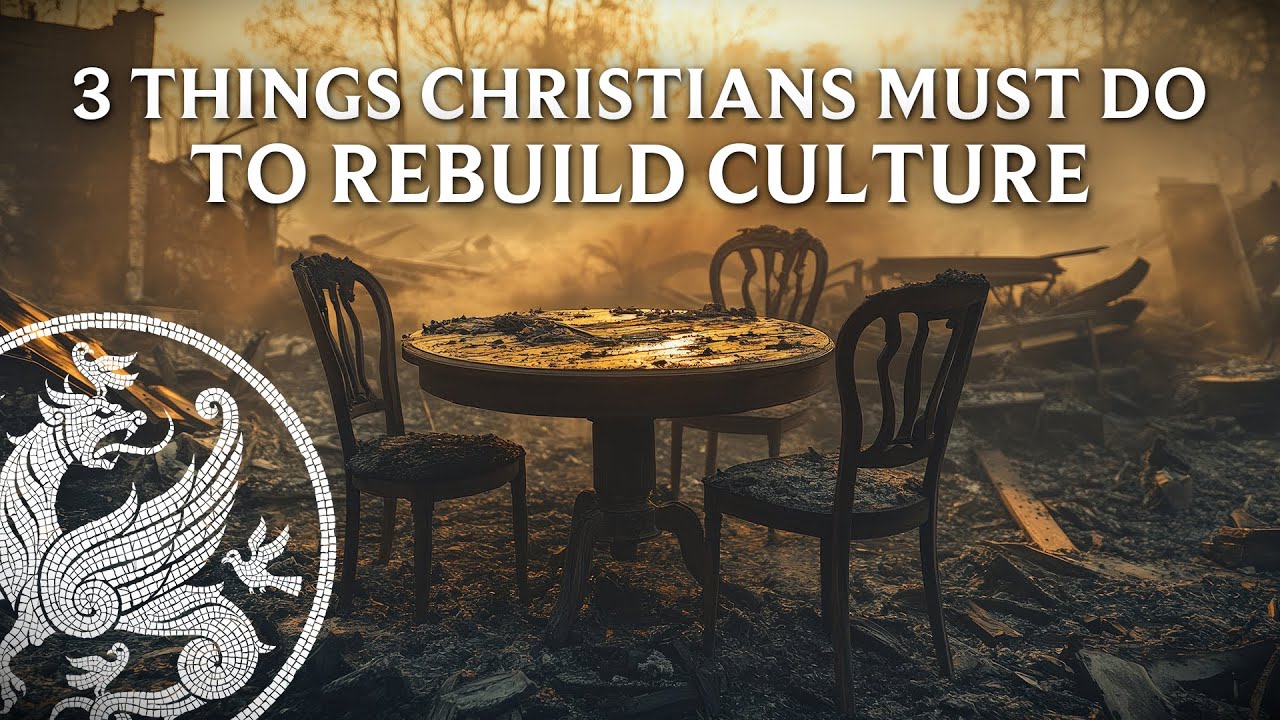 3 Things Christians Must Do to Rebuild Culture (Touchstone talk) - Jonathan Pageau