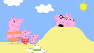 Peppa Pig in Hindi - Samudr Tat - हिंदी Kahaniya - Hindi Cartoons for Kids
