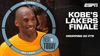 Remembering Kobe Bryant scoring 60 PTS in his final Lakers game 💜💛 | NBA Today