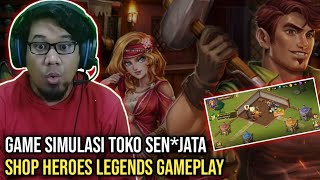 Baru Rilis! Game Simulasi Toko Penjual Sen*jata Pahlawan | Shop Heroes Legends : Idle RPG Gameplay. screenshot 2