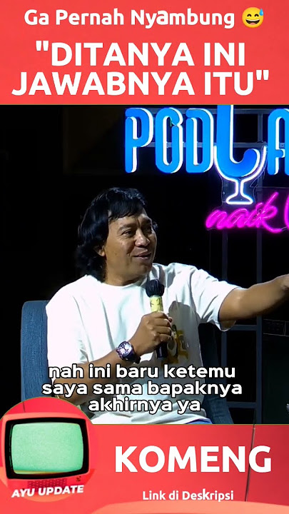 Komeng ditanya Sama Kang Sholeh Kapan Terakhir Menangis⁉️