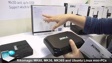 Rikomagic MK68, MK36, MK36S and Ubuntu Linux mini PCs