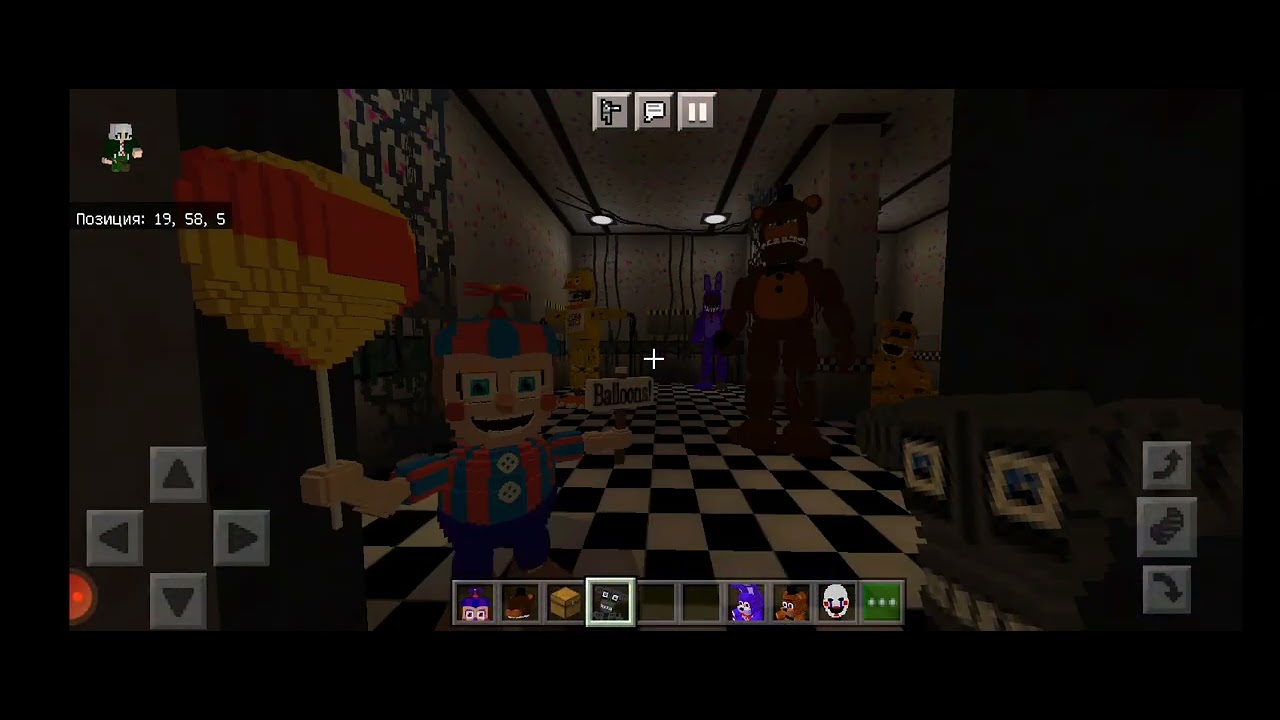 Майнкрафт обустройство пиццерий Фредди фазбера - YouTube