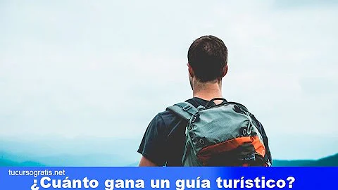 ¿Cuánto cobra un guía turistico por mes?