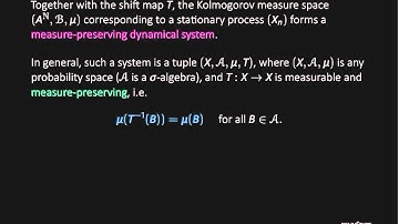 Math 574, Lesson 3-2: Measurable Dynamics