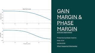 Gain Margin & Phase Margin in Dynamic Systems – WHW | MAE 3724 | Blake Haskins