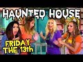 Friday the 13th Haunted House Walk Through Challenge with Flashing Lights. Totally TV