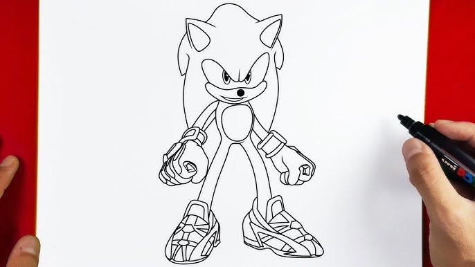 How To Draw Sonic Prime  Sonic Drawing 