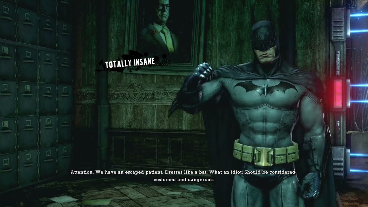 Batman:Arkham Asylum - Extra Content - Totally Insane (Score) - YouTube