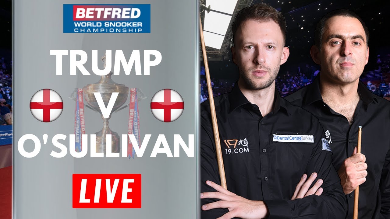 Judd TRUMP v Ronnie OSULLIVAN World Snooker Championship 2022 Final Live Stream Watch Along