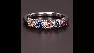 Five Stone Unique Mothers Ring