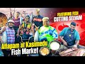 Atlapam at kasimedu fish market with fish cutting selvam vlog 11