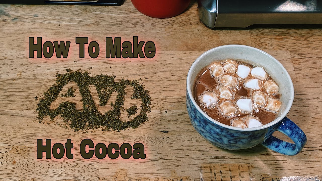 How To Make Edible Hot Cocoa With AVB 🍃☕️