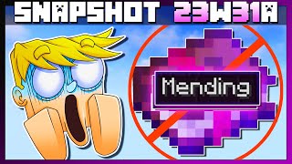 RIP Mending! SNAPSHOT verändert ALLES! Minecraft Snapshot 23w31a