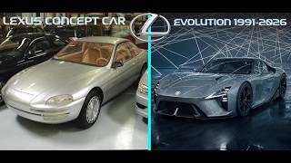 Lexus Concept Car Evolution 1991 2026