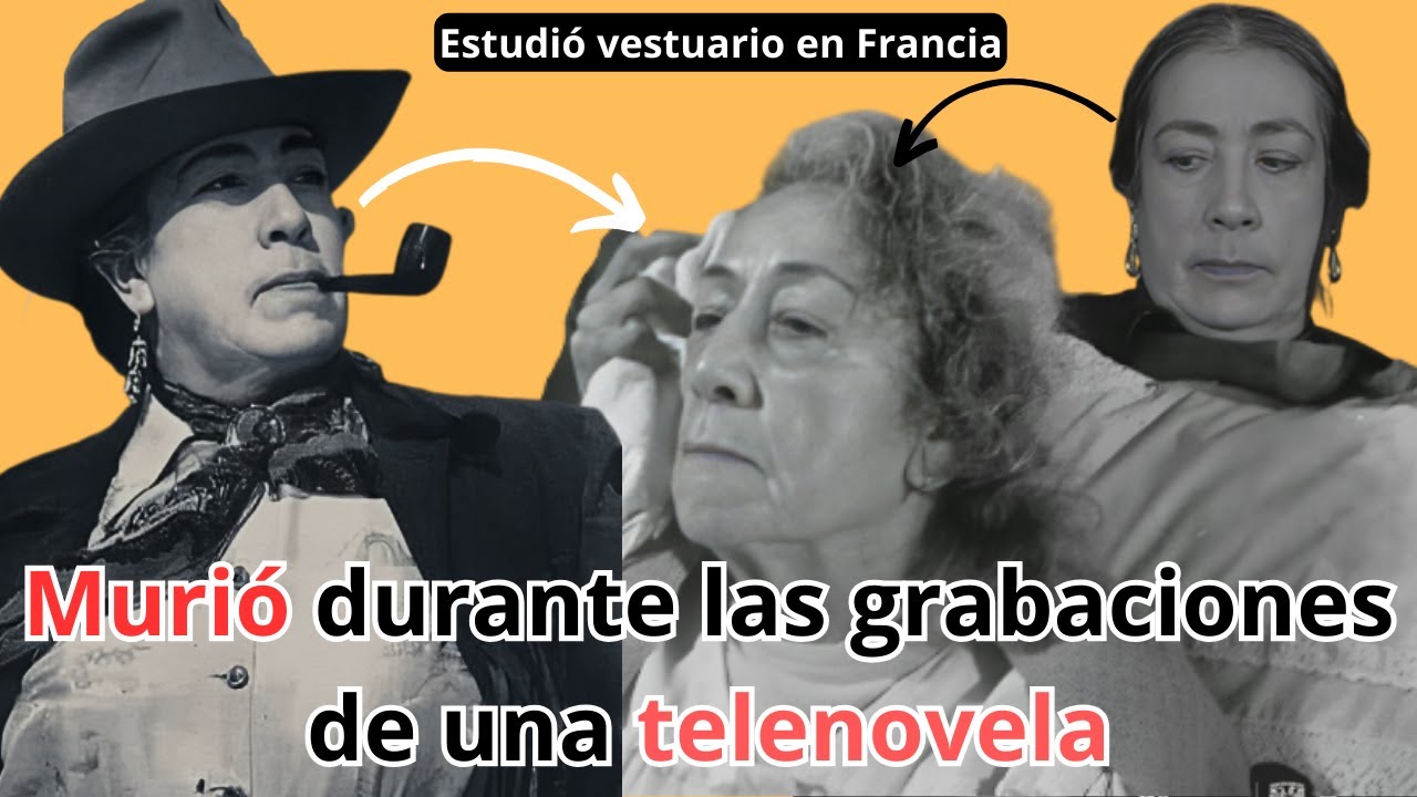 Emma Roldán/Muri0 durante las grabaciones de una Telenovela ...