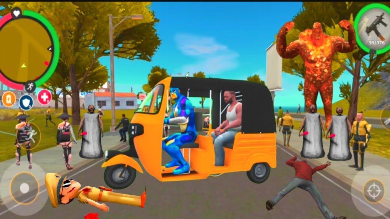rope hero vice town new riksha update | rope hero gameplay - YouTube