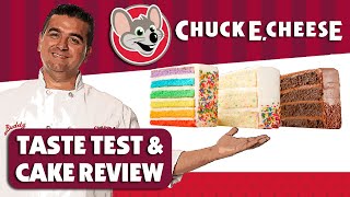 Chuck E. Cheese x Buddy V (the Cake Boss) Cake Slice Promotion 2023 - Taste Test & Review